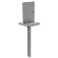 Patka kotevní do betonu Typ T 90x90x4,0