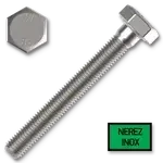 Šroub 6hr.hlava M4x60 nerez A2-70 závit celý DIN933  