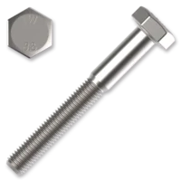 Šroub 6hr.hlava M24x200 ZB závit částečný DIN 931 8.8.