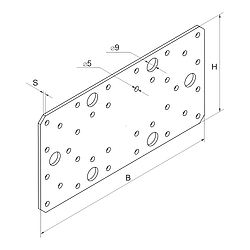 Spojovací deska 90x200x2,0