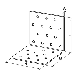 Úhelník 90° Typ1 80x60x60x2,0
