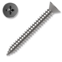  Šroub do plechu se zápustnou hlavou 2,2x13 PH ZB DIN 7982C závit celý