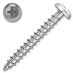  Vrut univerzální 3,0x12 PHH PZ1 ZB závit celý půlkul. hlava