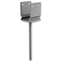 Patka kotevní do betonu Typ U 100x80x4,0 s prolisem