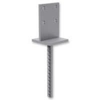 Patka kotevní do betonu Typ T 100x100x4,0