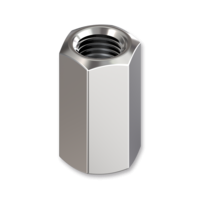 Matice spojovací/prodlužovací M24x72 ZB DIN 6334, 6