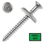 Šroub klempířský DIN 7995 s EPDM podložkou 4,5 x 40 mm, TX20, nerez A2.hl. TX25 ZB