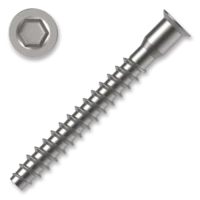 Vrut nábytkový - konfirmát 7,0x50 ZHH IMBUS ZB závit částečný