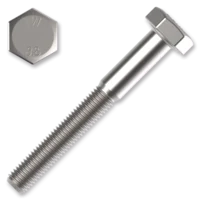 Šroub 6hr.hlava M6x60 ZB závit částečný DIN 931 8.8.